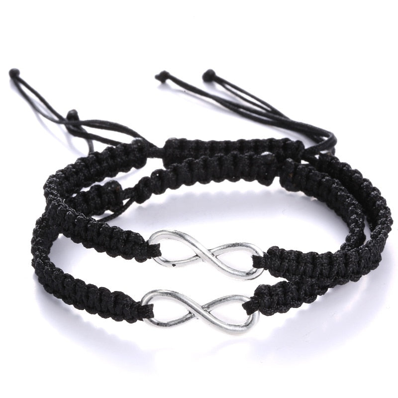 2 pcs uendelighets armbånd