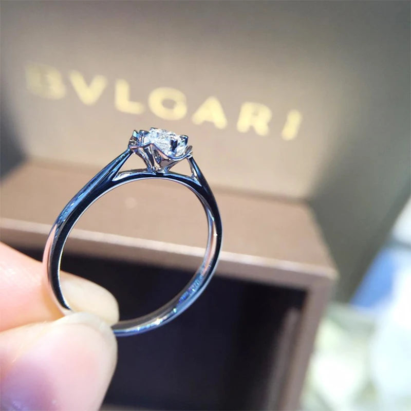Naturlig Diamantring i 18K Rent Gull – Elegant Smykke