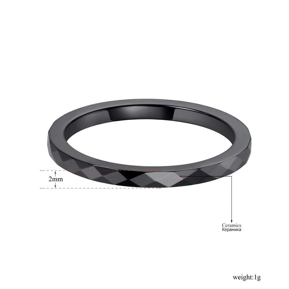 Sort & hvit ring for kvinner