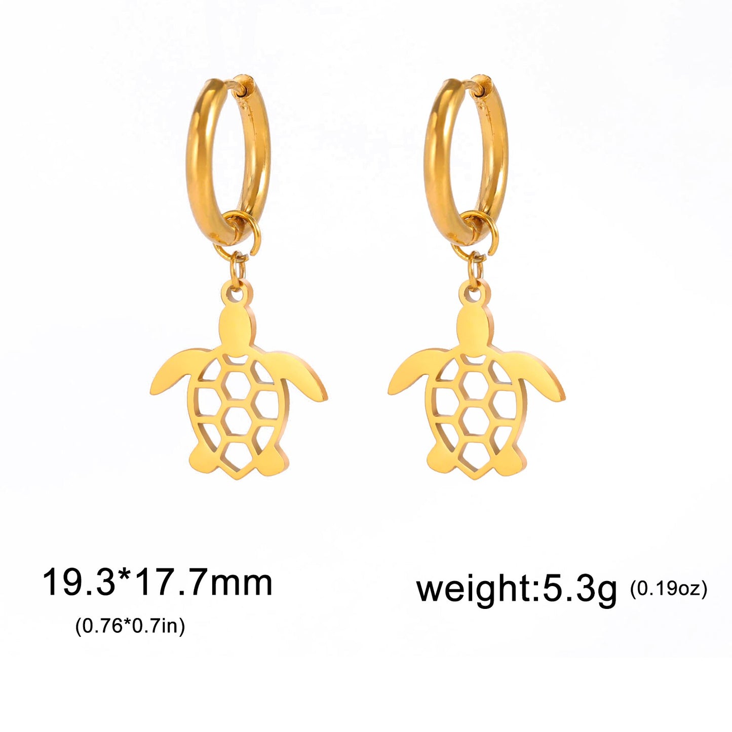 Cute Turtle Earrings For Women