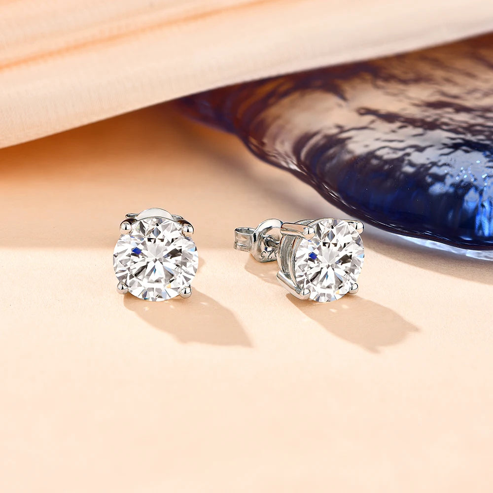 Moissanite øredobber