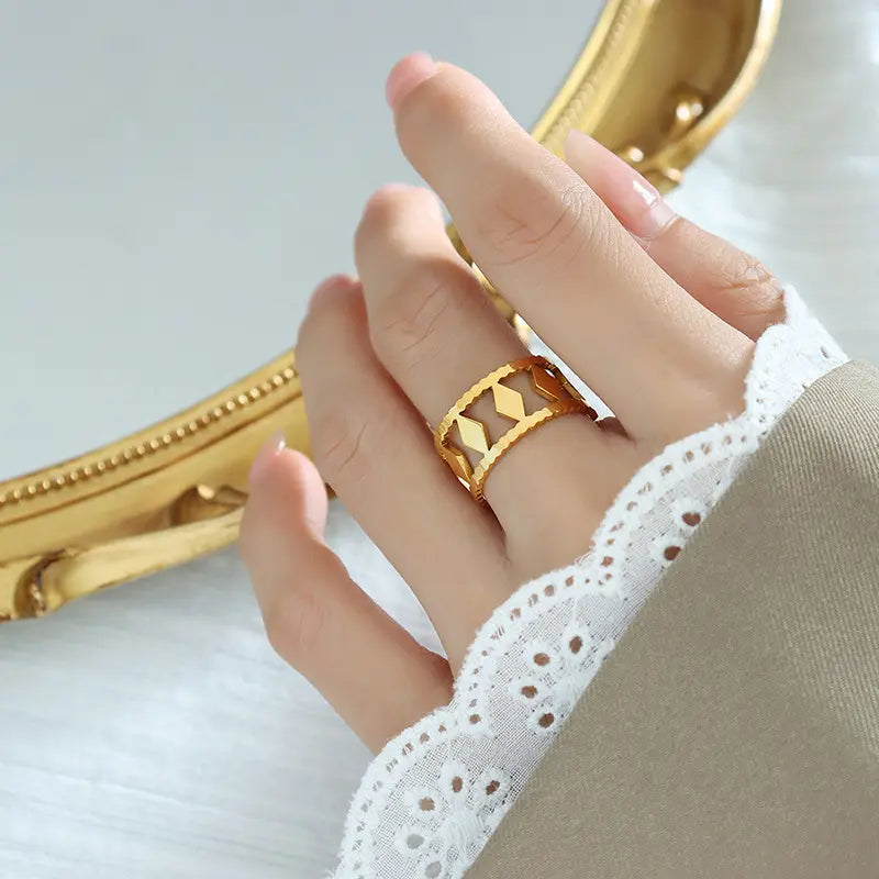 Trendy justerbar ring