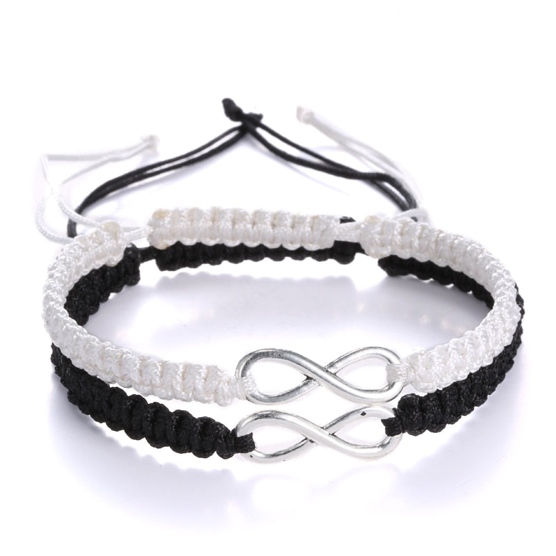 2 pcs uendelighets armbånd