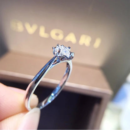 Naturlig Diamantring i 18K Rent Gull – Elegant Smykke