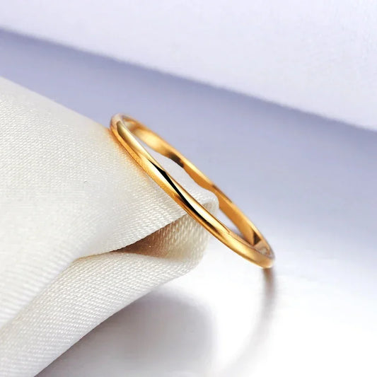 18K Gullringer for Kvinner – Elegant og Klassisk Design