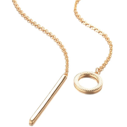 Glossy Pendant Necklace